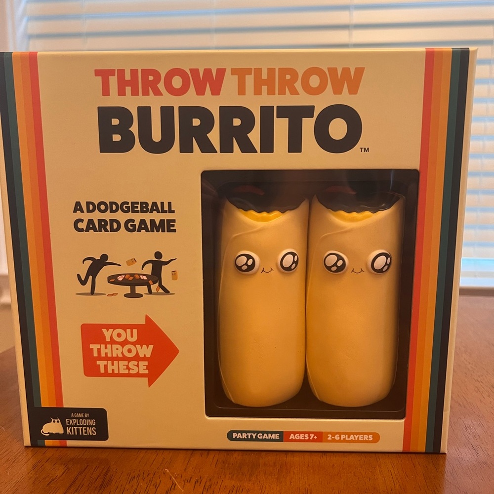 Throw Throw Burrito Dodgeball Card Game by - Cream